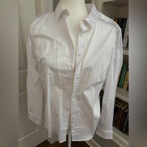Banana Republic Size 12 Tailored Fit Button Down Shirt NWT